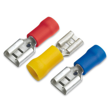 Cable connectors Flat push-on contact, insulated